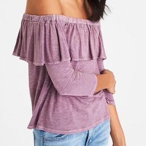 AE Soft & Sexy Off the Shoulder Top